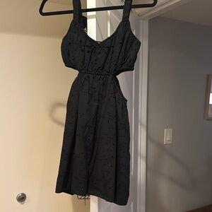 American Eagle Black Mini Cutout Sundress - Small